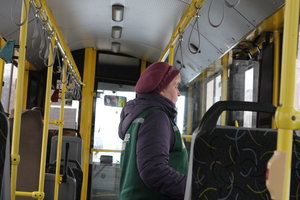 Троллейбусы в центре Киева едут без остановок