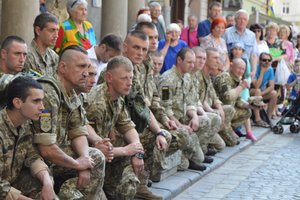 Во Львове хоронили бойца "королевской" бригады