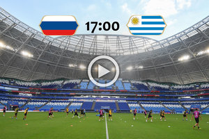 Онлайн матча Россия - Уругвай - 0:1 Луис Суарес открывает счет