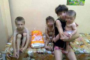 В Запорожье мать морила голодом четверых детей