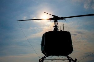 Крушение вертолета в России: появилось видео