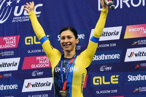 Украинка выиграла серебряную медаль в велоспорте на чемпионате Европы