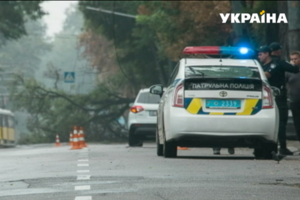 Поваленные деревья и разбитые автомобили: в Днепре прошла буря