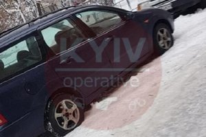 На Соломенке в Киеве автомобилям на еврономерах пробили колеса