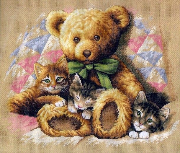 dimensions-35236-teddy-and-kittens